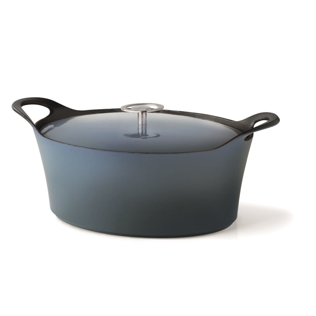 Cuisinox Volcan Gusseisenpfanne 29 cm Denimblau