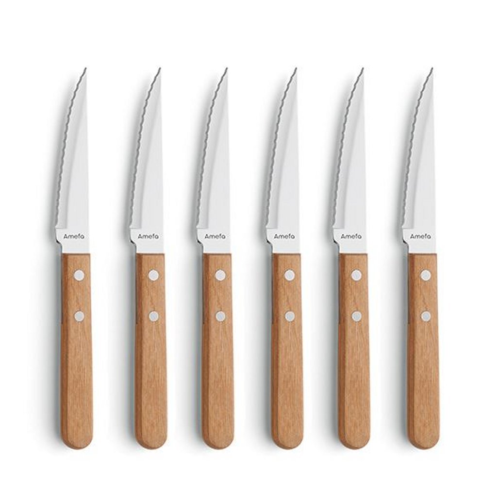 Amefa Pizza Steak Knife Set 6-stykke