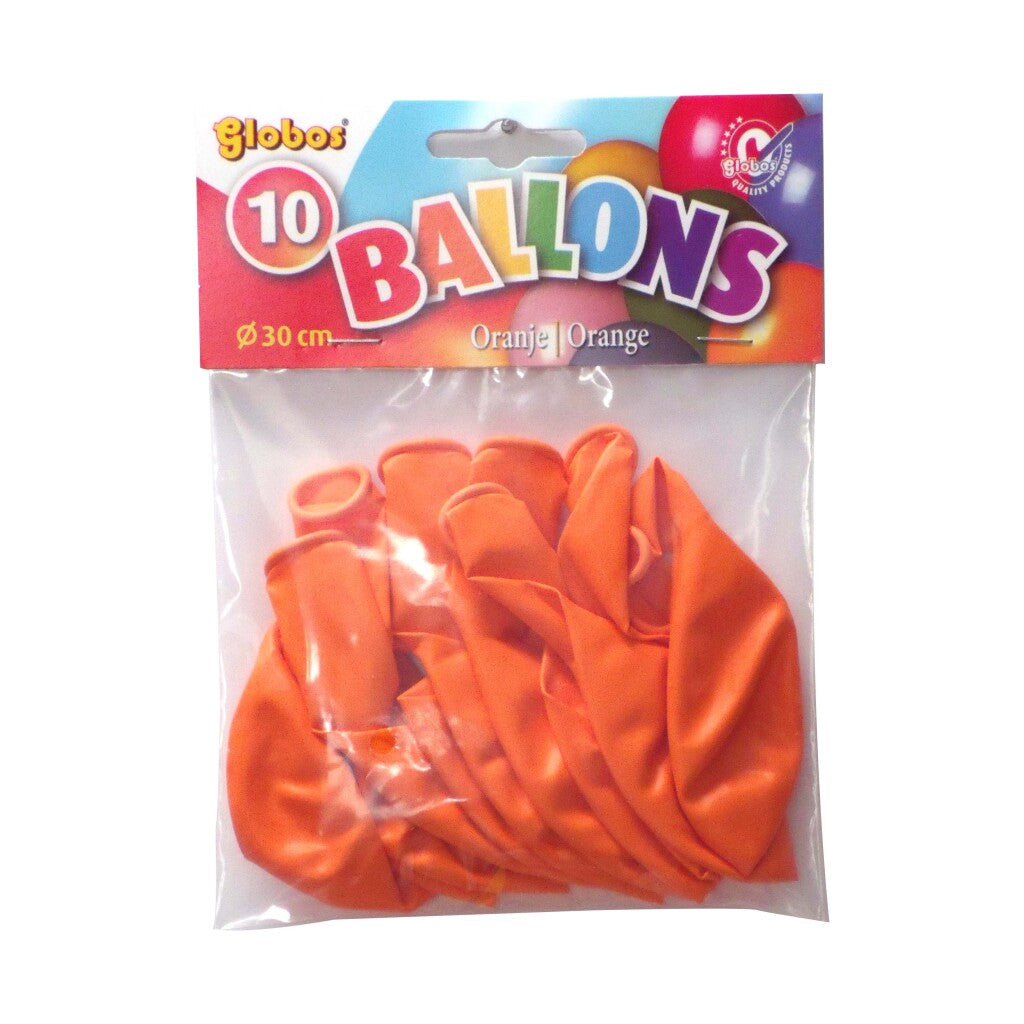 Globos ballonger 10 stycken orange