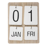 Wandkalender Holz 22x17x2,5cm