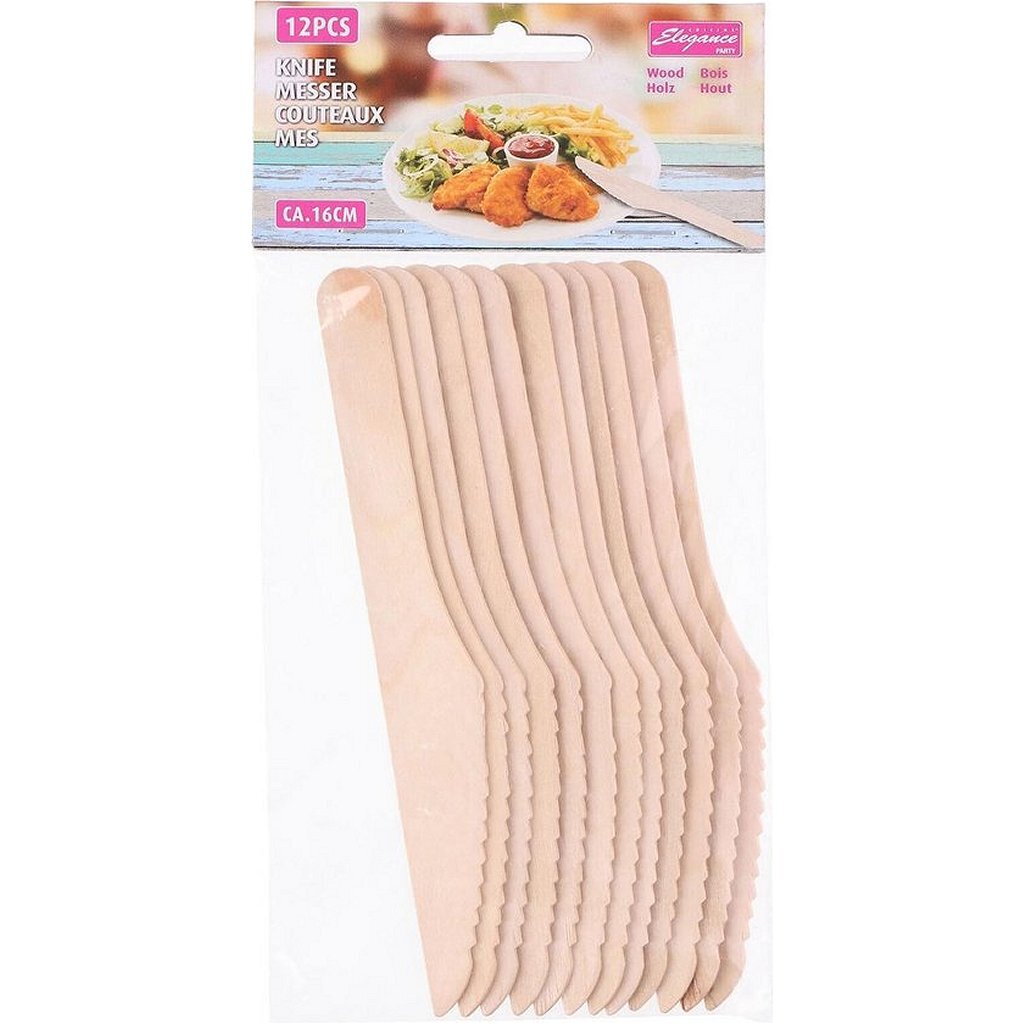Cuisine Elegance Holzmesser16 cm 12 Stück