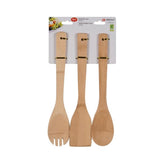 Alpina Pfannenwender-Set 3-teilig 29,5cm Bambus | 3 Stück