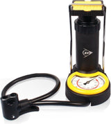 Dunlop Mini Foot Pump Pompa per pneumatico per pneumatico per pneumatico Incluso 3 Adapter Fallo di stampa analogico con borsa