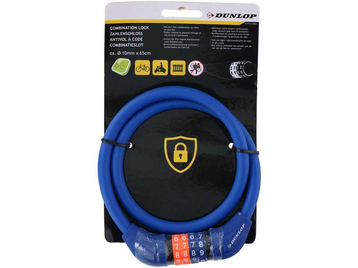 Dunlop Zahlenschloss 10x65cm