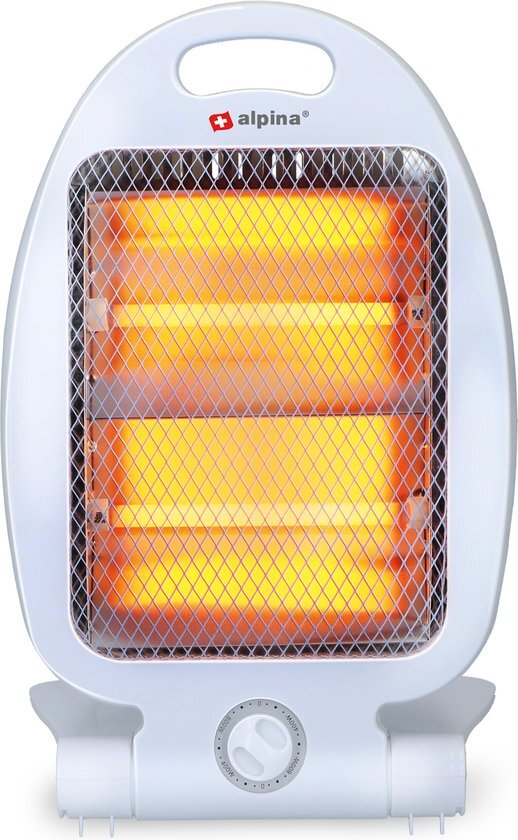 Alpina Elektroheizung LQ001 Halogenheizung 2 Heizstufen 800 W