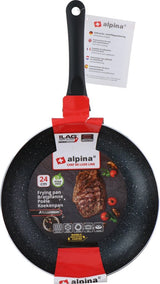 Alpina Frypan Barking Pan todas las fuentes de calor PFOA Cubo antiadherente sin aliento Oslash;