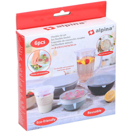 Alpina flexibles Deckelset 6-teilig (6 9 11 14 16 20cm)