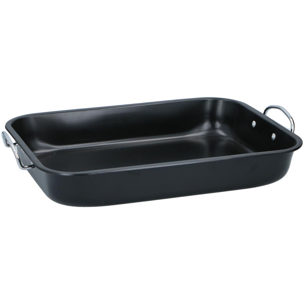Alpina Auflaufform 39x29x6 cm schwarz