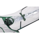 Kinzo Tunnel Gas con cerniera con cerniera 130x60x50 cm Verde trasparente