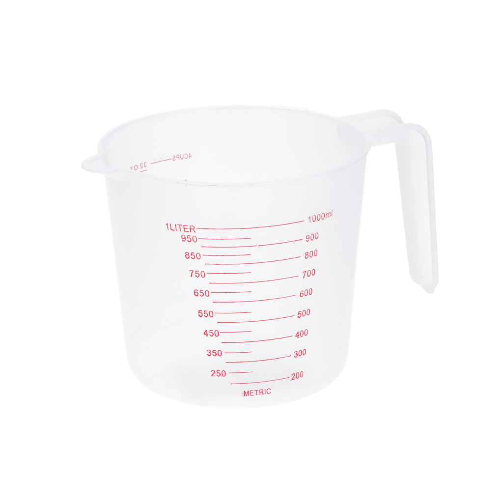 Tasse de mesure de base en plastique 1L