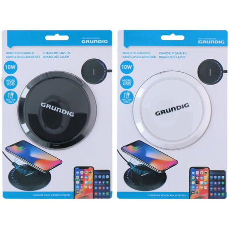 Grundig Handy-Ladegerät, kabellos, Micro-USB, 10 W