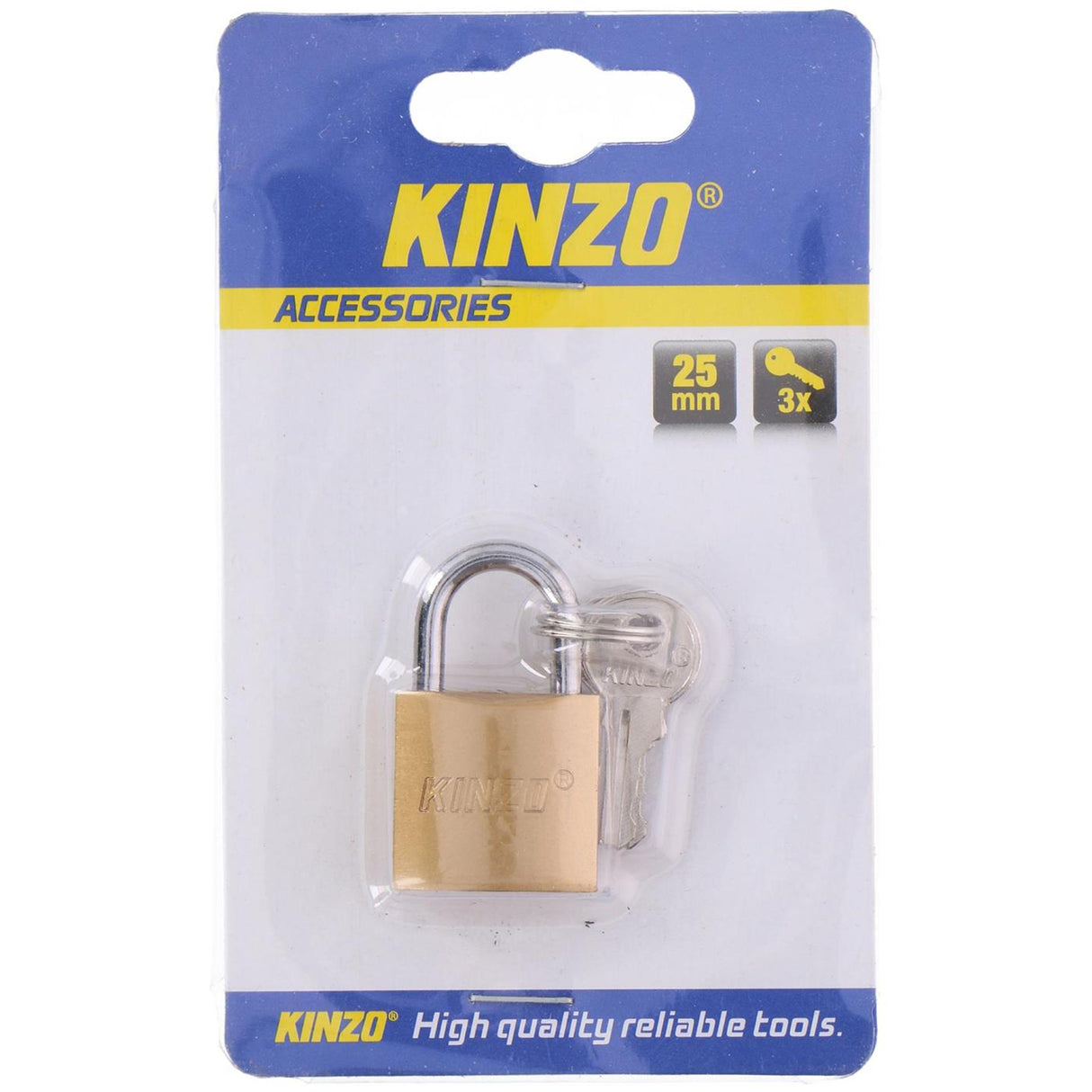 Kinzo-Vorhängeschloss 25 mm