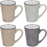 Becher mit reaktiver Glasur, 350 ml, ø9,5 x 10,5 cm
