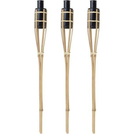 Bambus-Fackel-Set 3-teilig ã˜6x63cm
