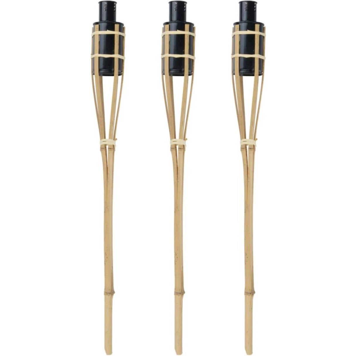 Bambus-Fackel-Set 3-teilig ø6x63cm