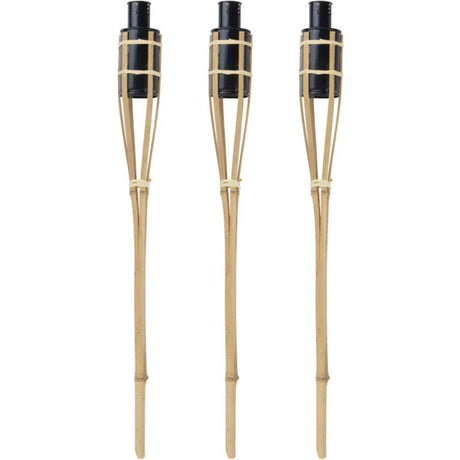 Bambus-Fackel-Set 3-teilig ø6x63cm