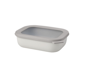 Mepal Multischüssel Cirqula rechteckig 1000 ml – Nordic White