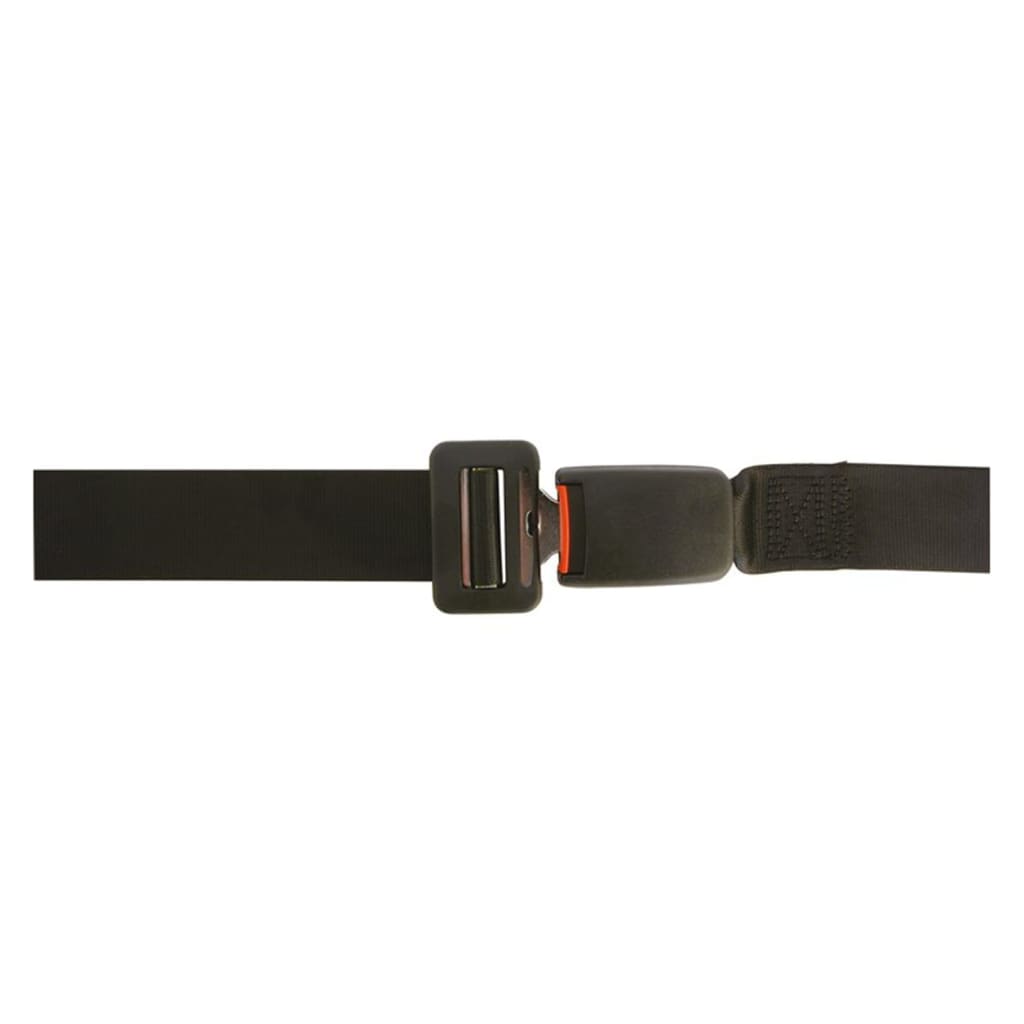 Carpoint Safety Belt 2-punkts enkeltsidet justerbar sort sort