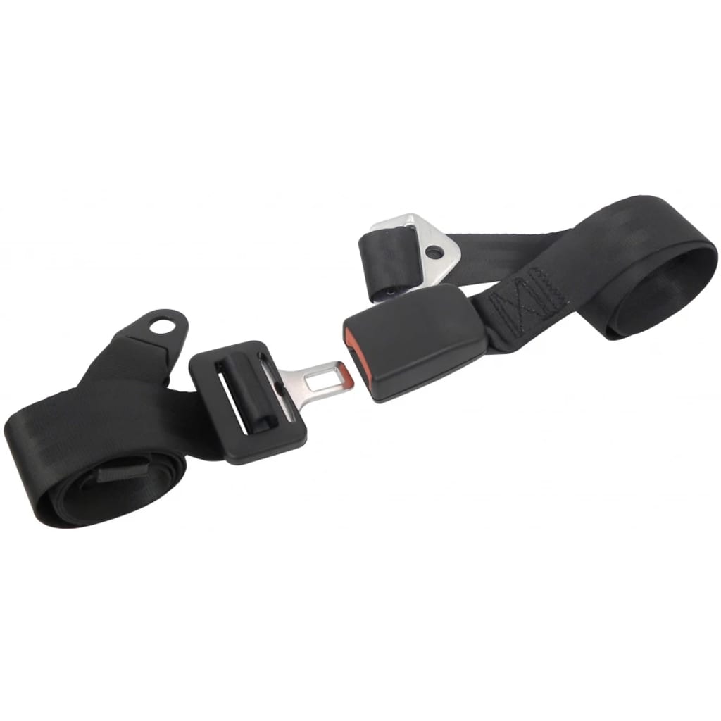 Carpoint Sécherheetsgurt 2-Point 2-Säitesapparat Black