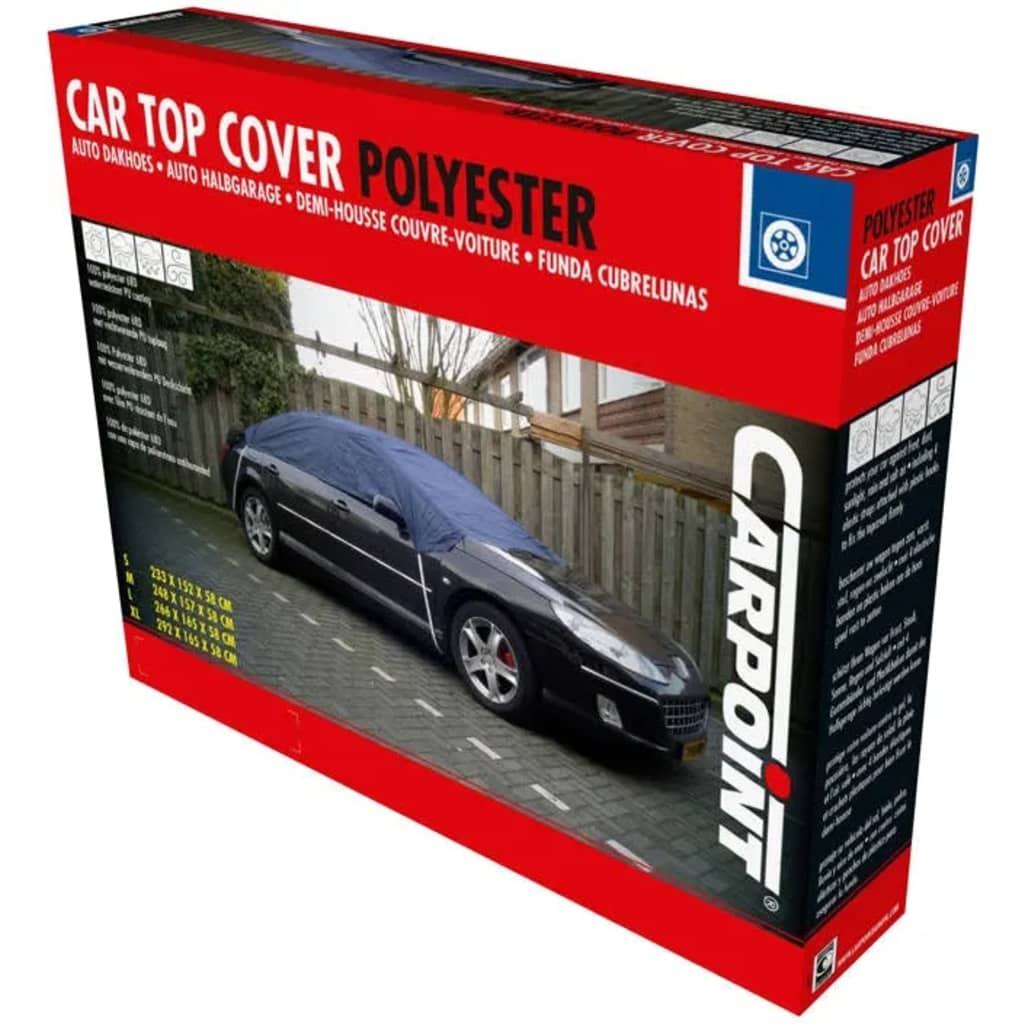 Carpoint Roof Cover Størrelse M 248 x 160 x 33 cm blå