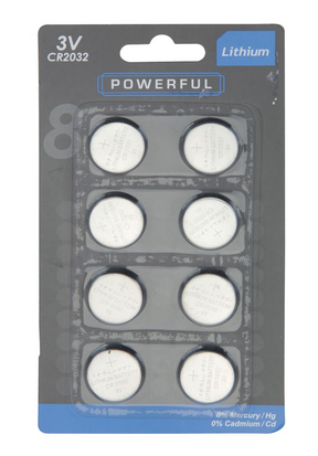 Knopfzellenbatterien CR2032