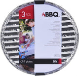 BBQ Grillschalen rund 35 cm, 3 Stück