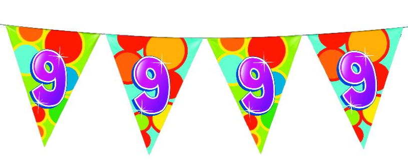 Haza Witbaard Flag -Linie 9 Jahre, 10mtr.