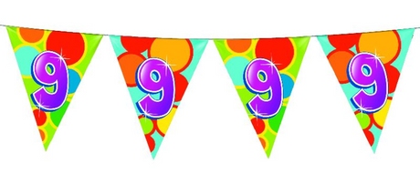 Haza Witbaard Flag -Linie 9 Jahre, 10mtr.