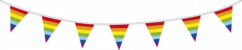 Haza Whitebeard-Regenbogenfahnenlinie, 10 m.