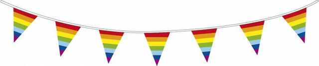 Haza Whitebeard-Regenbogenfahnenlinie, 10 m.