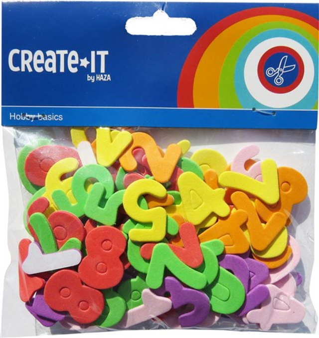 Create-it Schaumstofffiguren 100 Stück