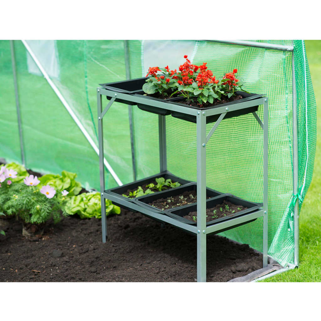 Nature Nature Potting table 77x40x77 cm galvanized steel