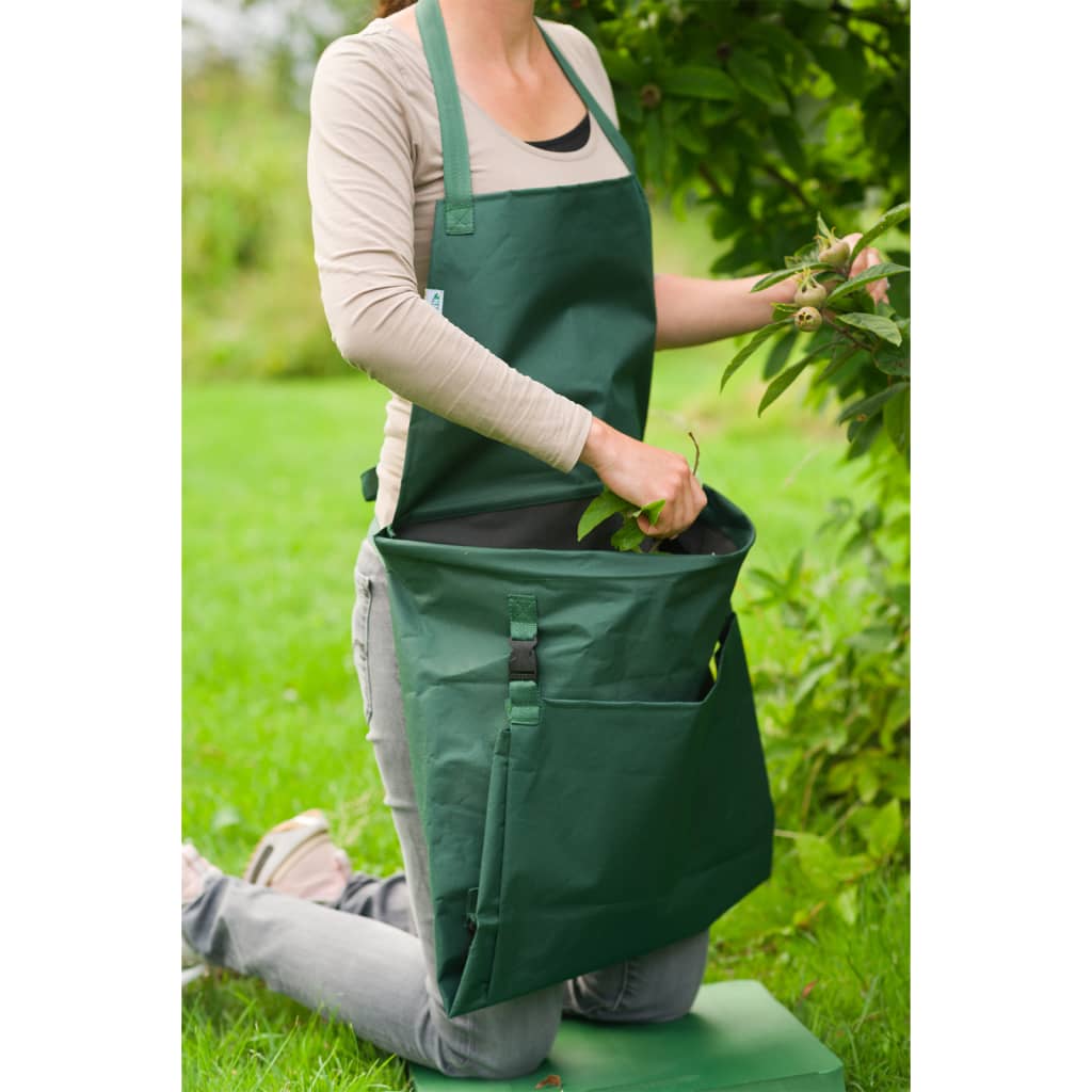 Nature Nature Garden apron with folding bag 130x55 cm green