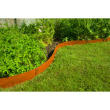 Naturgrenze Rand 3 St 91.4x10,2 cm Cortenstaal