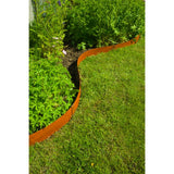 Naturgrenze Rand 3 St 91.4x10,2 cm Cortenstaal