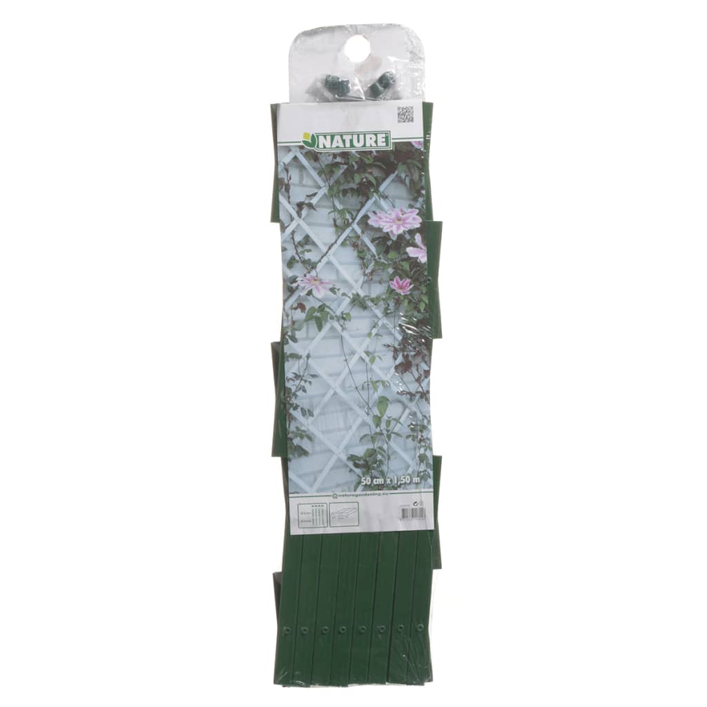 Nature Garden Slat Work 50x150 cm PVC Grün 6040702