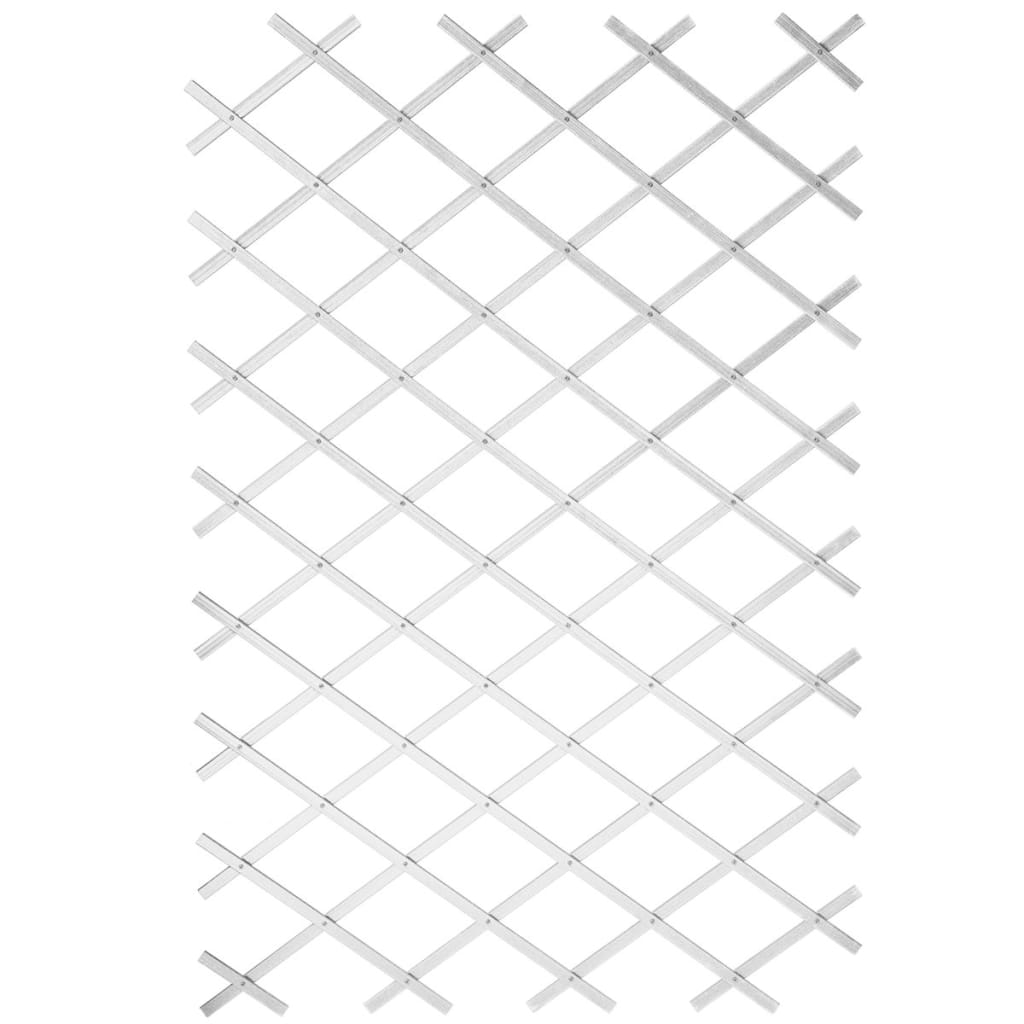 Nature Garden Slat Work 100x200 cm PVC Weiß 6040703