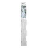 Nature Garden Slat Work 100x200 cm PVC Weiß 6040703