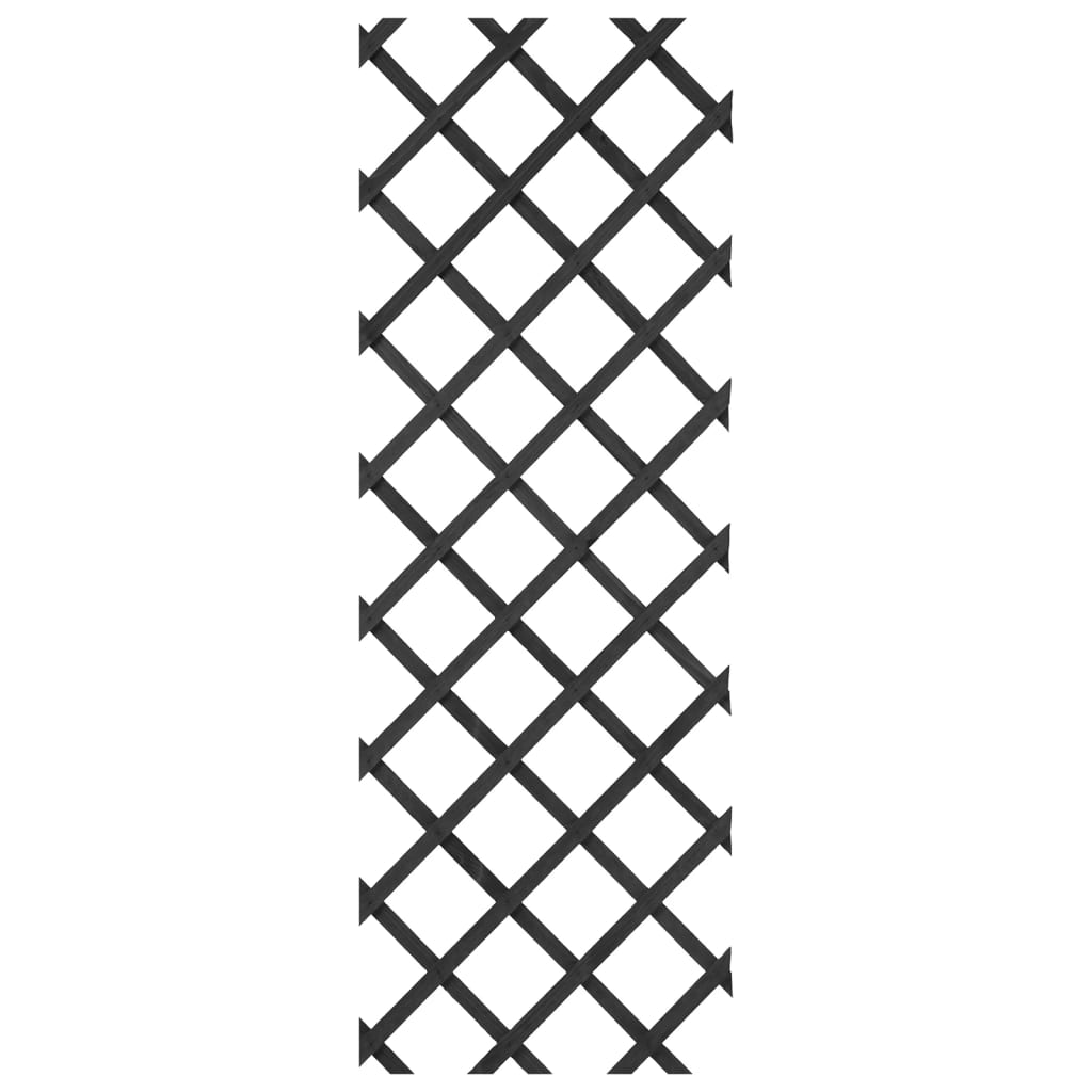 Naturgarten Slat Arbeit 50x150 cm Holz Anthrazit -gelenkt