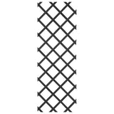 Naturgarten Slat Arbeit 50x150 cm Holz Anthrazit -gelenkt
