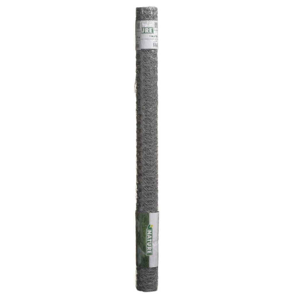 Nature Mesh Hexagonal 1x10 m 25 mm verzinkter Stahl