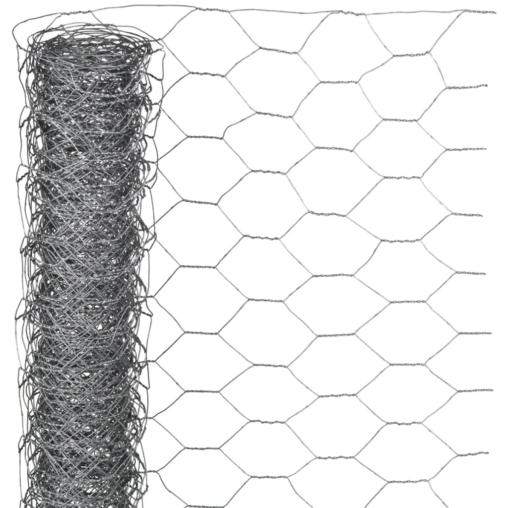 Nature nature gaas zeshoekig 1x10 m 40 mm gegalvaniseerd staal