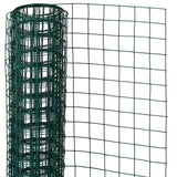 Nature Nature mesh square 1x5 m 25 mm plastic coated steel green