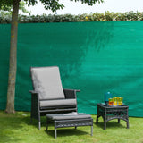 Nature nature tuinscherm 1,5x5 m pe groen