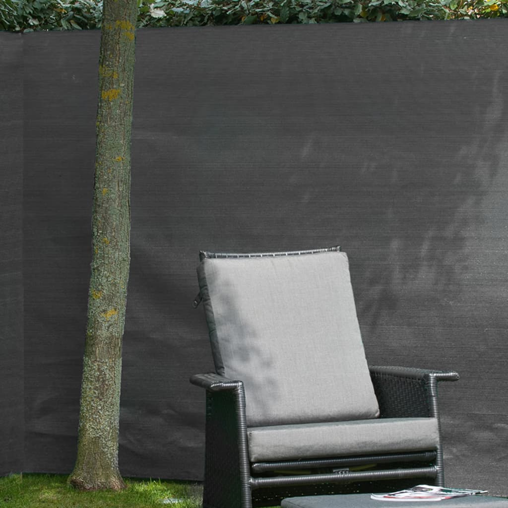 Nature Nature Garden screen 1.5x5 m PE Anthracite