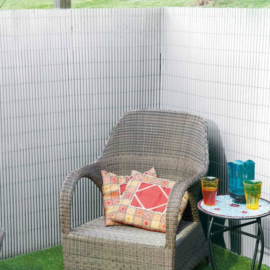 Nature Nature Garden screen double -sided 1.5x3 m PVC White