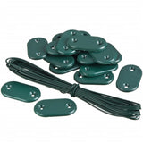 Natur 27-teiliger Gartenbildschirm Montageset Grün grün
