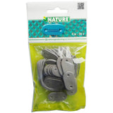 Natur 27-teiliger Gartenbildschirm Montageset Grau
