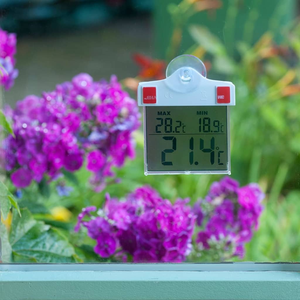 Naturfenster Thermometer Digital 13x10x3 cm 6080078