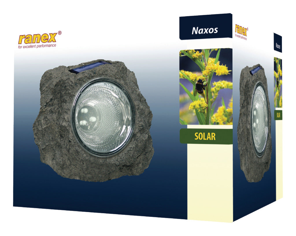 Ranex ra-5000154 Solar-Gartenlampe 3 LED